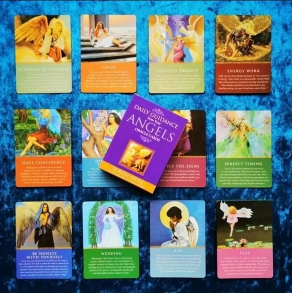 Daily Guidance from Your Angels Oracle Cards Guardian Angel Tarot Cards SEALED - Picture 4 of 9